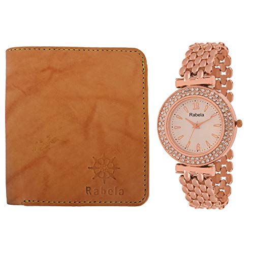 Rabela Girls Watches and Wallet Combo Pack RWG-1002