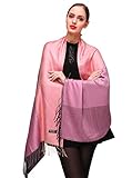 Pashmina Style Wrap für Abend Tag Brautjungfern oder Braut tragen. Den hochwertig verarbeitete Schal können Sie mit jedem Kleidungsstück kombinieren - ob sportlich-elegant oder locker-leger. Gut für alle Saison. Weiche Twill Textur mit, die geben Pashmina schöne Glanz & Glanz.
