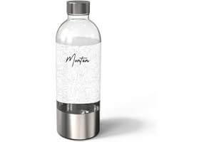 MonTen Soda Bouteille en acier inoxydable de 900 ml - Fizz et hydratation sans effort - Conception durable et écologique - Bouteille d'eau pétillante réutilisable en PET pour nos machines