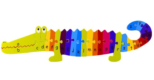 Orange Tree Toys Alphabet Puzzle Crocodile
