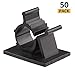Price comparison product image STARVAST 50 Pack Adjustable Cable Clips Self-Adhesive Cable Wire Clamps Cord Clips Cable Organizer for Car, Computer, TV, Electrical