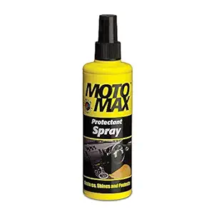 MOTOMAX Protection Spray (100 ml)| Shines and Restores Cars, Bike, Motorcycle | Protectant Spray for All Auto Care Needs | Restores Faded Plastic & Fibre