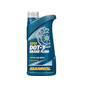 MANNOL 3003 DOT-3 Brake Fluid FMVSS 116DOT-3 Imported from Germany 500 MLPREMIUM Quality