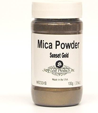 Sepp Leaf Mica Powder Sunset Gold 3.53 Ounce Bottle by Sepp Leaf