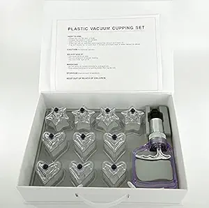 R A Products Heart And Star Shape Cupping set