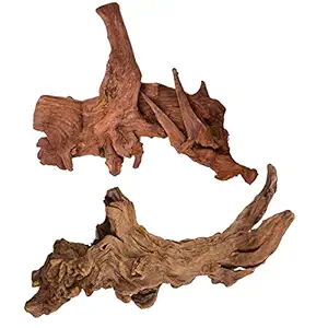 Natural Large Driftwood for Aquarium Decor Assorted Driftwood 10 inch-14 inch Length 2Pcs Tree Branch Fish Tank Decorations Spider Wood Decorations Reptile Ornaments