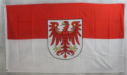 Flagge Fahne Brandenburg 90x60 cm wetterfest und lichtecht für innen und aussen Flagge Fahne Brandenburg 90x60 cm wetterfest und lichtecht für innen und aussen