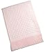 BabyPrem Baby Blanket Shawl Nursery Bedding Waffle Boys Girls Moses Cot PINK