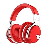 Micrófono integrado de alta calidad y tecnología NFC. COWIN E7 proporciona micrófono integrado de alta calidad para llamadas manos libres, lo que es conveniente para que usted se libere de cables. El emparejamiento NFC con instrucciones de voz, promete una conexión rápida y estable con tus dispositivos habilitados para Bluetooth, potente función Bluetooth.