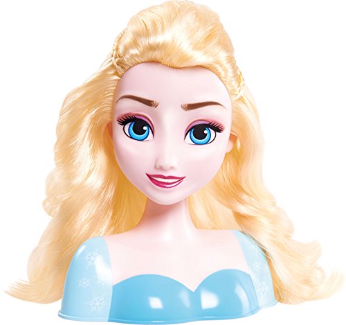 Imagen 4 de Disney Frozen - Busto peinable de Elsa con accesorios (IMC Toys 16149)