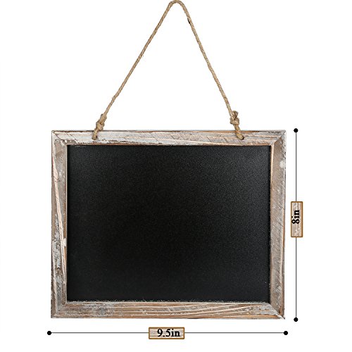 ONEDONE Kreidetafel Tafel Deko Schreibttafel Kindertafel Wandtafel Dekotafel Holztafel (20*24CM) - 4