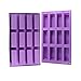 Produktbild Ndier Silikon-Kuchenform Bar Kuchen Muffin Cups Handgemachte Seife Formen Keks Schokolade Eiswürfelform DIY Form (12 rechteckig rechteckig)
