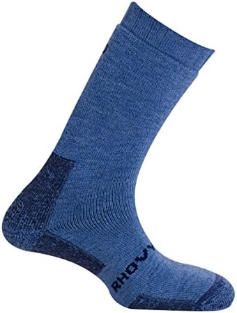 Mund Himalya Antibacterial Socks for Men, Blue blue blue Size:XL (46-49)