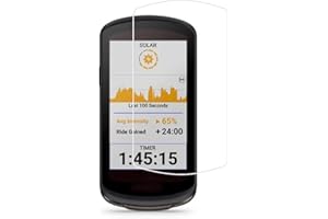 GENERIC Pellicola protettiva compatibile con Garmin Edge 1040, durezza 9H, antigraffio, anti-impronte, in vetro temperato trasparente, 2 pezzi