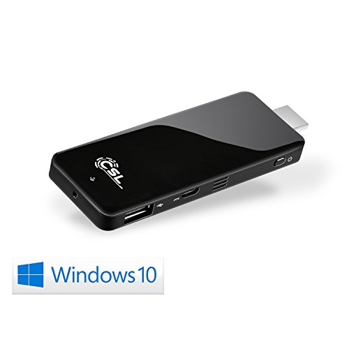 Mini PC CSL PC on a Stick / Win 10 | inkl. Mini Tastatur 2,4G mit Touchpad – Silent HDMI-Stick mit Intel QuadCore CPU 1833MHz, 32GB SSD, Intel HD Graphics, WLAN, HDMI, microSD, Bluetooth, Windows 10 - 2