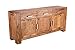Produktbild Mein Möbel Wildeiche SII Balken-/Massivholz Sideboard 175 x 78 x 44 cm im klassischen Design, Wild-Spalteiche massiv, gewachst / geölt