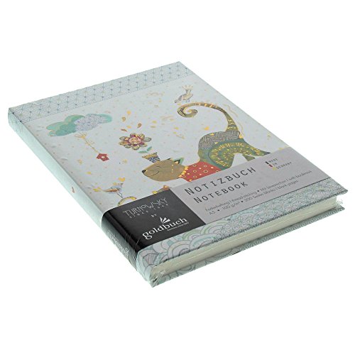 Goldbuch, Notizbuch A5, 200 chamois Seiten blanko, In my Backyard- Cat, Bunt, 64306 - 7