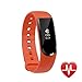 Produktbild Herzfrequenzmesser Fitness-armband, LETSCOM Pulsuhren Aktivitätstracker Fitness Tracker mit Herzfrequenz-Monitor - Smart Aktivitätstracker Fitnessband Puls-Monitor-Armband Smart Schrittzähler Fitness armband für Android / iOS Smartphone, Bluetooth 4.0 IP67 wasserdichte Armband