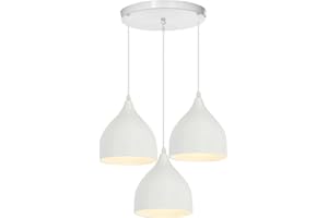 WOTTES industrial deckenlampe,wohnzimmerlampe vintage lampenschirm schwarz metall deckenleuchte modern lampe decke hängend schöne küchenlampe hängelampe wohnzimmer deckenstrahler