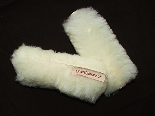 Sheepskin Strap Covers (white)
