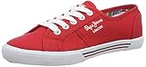  Pepe Jeans ABERLADY Basic 17, Zapatillas para Mujer, Rojo (245redwood 245), 39 EU