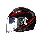 Professioneller Motorradhelm: Erfüllt oder übertrifft den Standard DOT FMVSS 218. Aufregendes modisches Design mit vielen erweiterten Funktionen. Genau das, was Sie für Street Bike, Racing, Cruiser, S