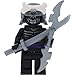 Produktbild LEGO Ninjago Minifigur Lord Garmadon aus Set 2507 Feuertempel incl. 2 GALAXYARMS Schwertern