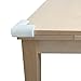 VENKON - 10 Pieces Set of Baby Safety Corner Cushions Table Edge Protection - White Dense Foam - 75 x 75 x 35 mm