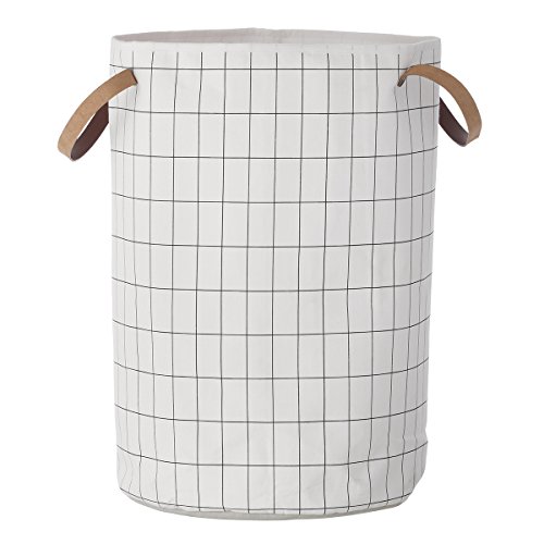 Ferm Living - Wäschesack - Wäschekorb - Grid - Buamwolle Ø 40 cm Höhe 60 cm