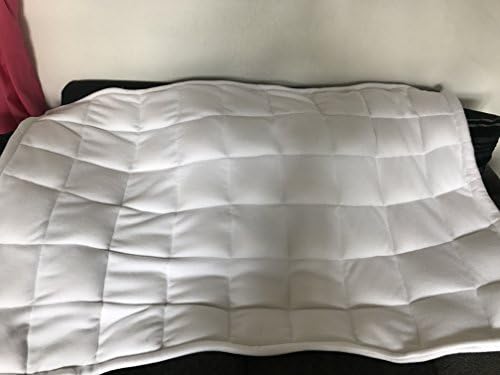 Autism, ADHD, Sleep Disorders Anxiety White Fleece weighted blanket 4 - 8Ib