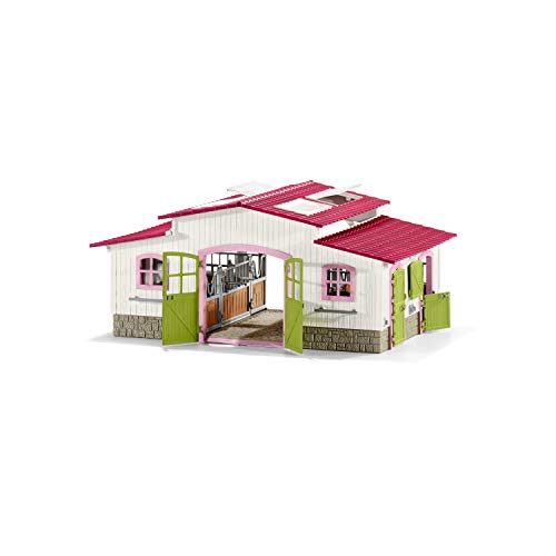 Schleich 42344 - Reiterhof mit Reiterin und Pferden - 4