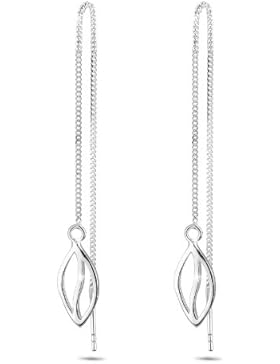 Elli Damen-Ohrhänger Blatt 925 Sterlingsilber