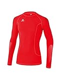 sehr strapazierfähig erima Kinder Elemental Longsleeve Futnkionswäsche, Rot, 140