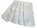 Set of 5 Bamboo Inserts for Washable Reusable Nappy (Bamboo & Cotton)