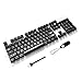 Produktbild Peepheaven 104 Tasten Tastatur-Tastenkappe Satz ABS-beleuchtete Tastenkappe für mechanische Tastaturen-Schwarz