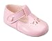 Baby Boys and Girls Baypods First Pram Shoes - Petal Punch Design Pink Patent UK 2 (EU 18, 6-12 Months)