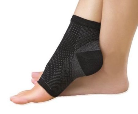 Chaussettes de compression (1 Paire) / fasciite plantaire de compression pour de compression pour cheville Pied Anti Fatigue plantaire gonflement relief- Support Voûte Plantaire Talon/cheville Chaussettes L/XL
