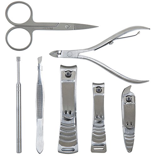 Readaeer Exklusives 14-teiliges Maniküre Pediküre Nagelpflege Set / Etui Reise - 3