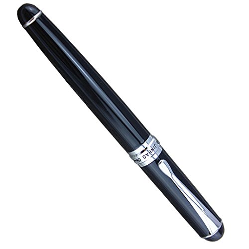 MagiDeal JINHAO X750 Deluxe Schwarz 18kgp Füllfederhalter Mittlere Feder - 3