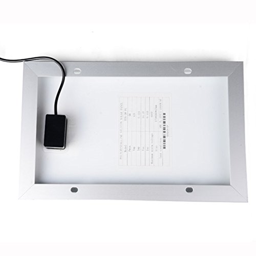 MagiDeal Solarpumpe Teichpumpe, Springbrunnen Pumpe, Solar Wasserpumpe Fontäne Pumpe für Gartenteich Springbrunnen – 5W 12V - 7