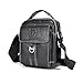 Produktbild leap-G Umhängetasche Herren, Super Modern Leder Messenger Bag Umhängetasche, Schultertasche von höchster Qualität für Arbeit, Uni, Reise, Sport