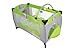Baby Bed Travel Cot (Green) Portable Child Furniture with Toys 0-36 months