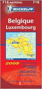 Michelin Map 2 Oostende - Bruxelles - Liège. 1:200000 by Michelin