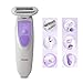 Povos PS1086 Portable Washable USB Rechargeable Womens Lady Electric Shaver Trimmer Foil Razor Personal Care Hair Remover