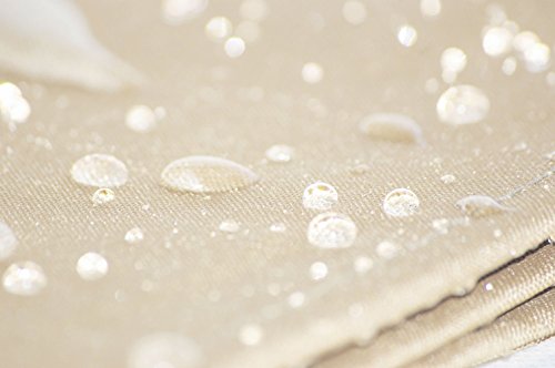 310g/m² Ersatzdach WASSERDICHT Beige ca. 3x3m Dach Pavillon Pavillion Pavillondach WASSERFEST - 2