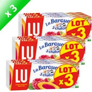 Preisvergleich Produktbild LU lu tray himbeere lot 3x120g x3