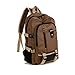 Produktbild Herren Rucksack Btruely Mode Doppelschulter Leinwand Rucksack Segeltuch Schulranzen Cool (Braun)