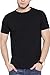 Colors Couture Half Sleeves Slim Fit Round Neck Black Cotton T-Shirt for Men RS.269.00