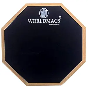 WORLDMACS 8 INCHES THREE STAGE DRUM PRACTICE PAD+ BAG