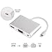 Produktbild Saiwill Lightning to HDMI VGA AV Adapter Converter, 4 IN 1 Plug and Play HDMI/VGA/Audio/AV Multiport Digital Adapter Connector for iPhone XS MAX/XR/XS/X 8 7 6 Plus 6s Plus iPad iPod on HDTV Projector